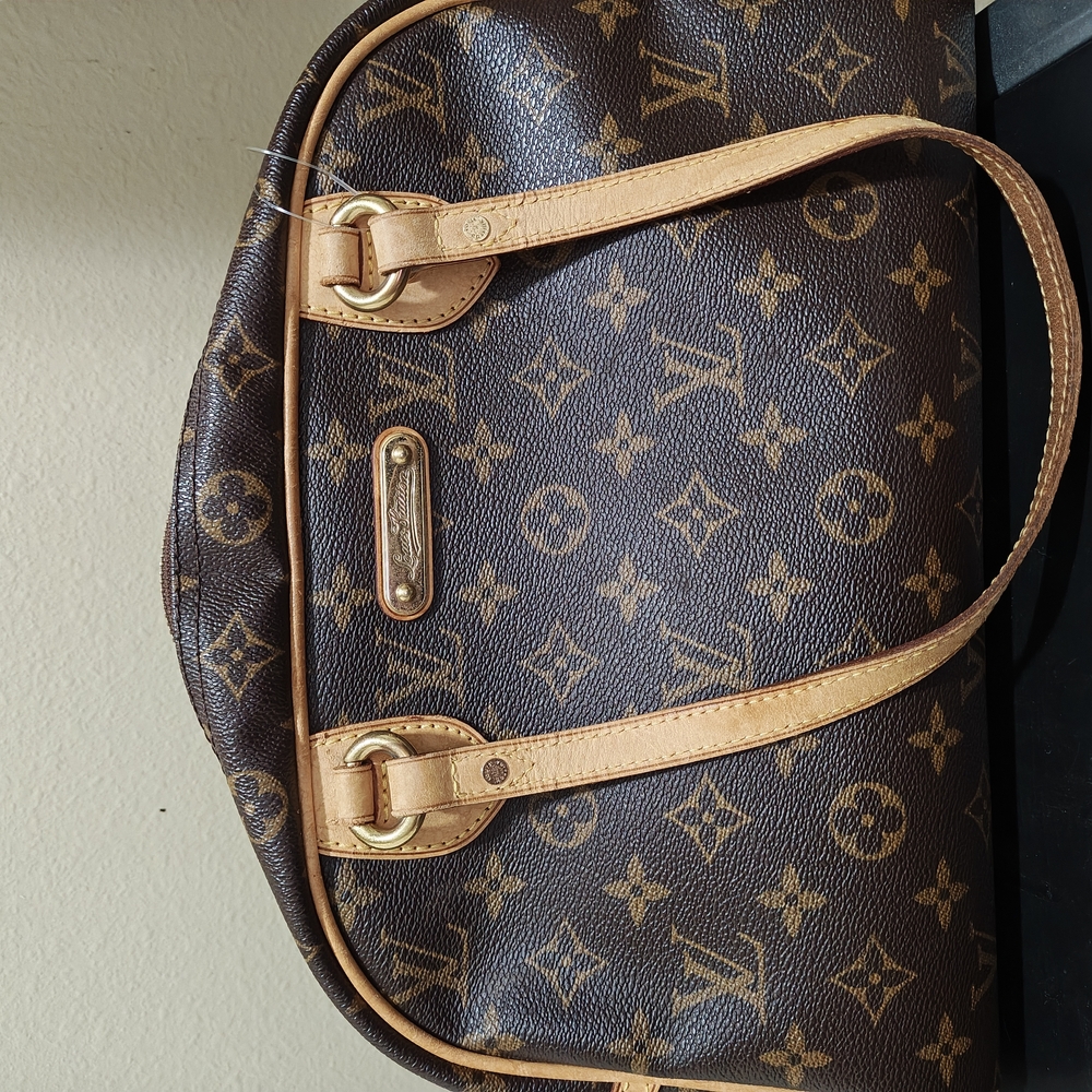 Louis Vuitton Brown Monogram Handbag Montorguiel - Picture 4 of 17
